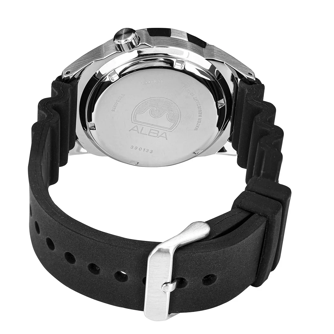 ALBA Mechanical Black Dial Automatic Men's Watch - AL4571X1 - Image 3