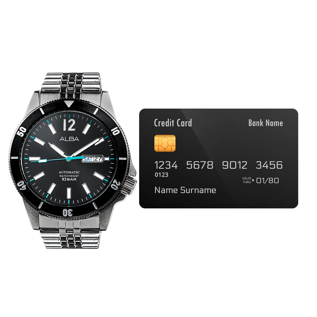 ALBA Black Dial Automatic Men's Watch AL4645X1 - Image 5