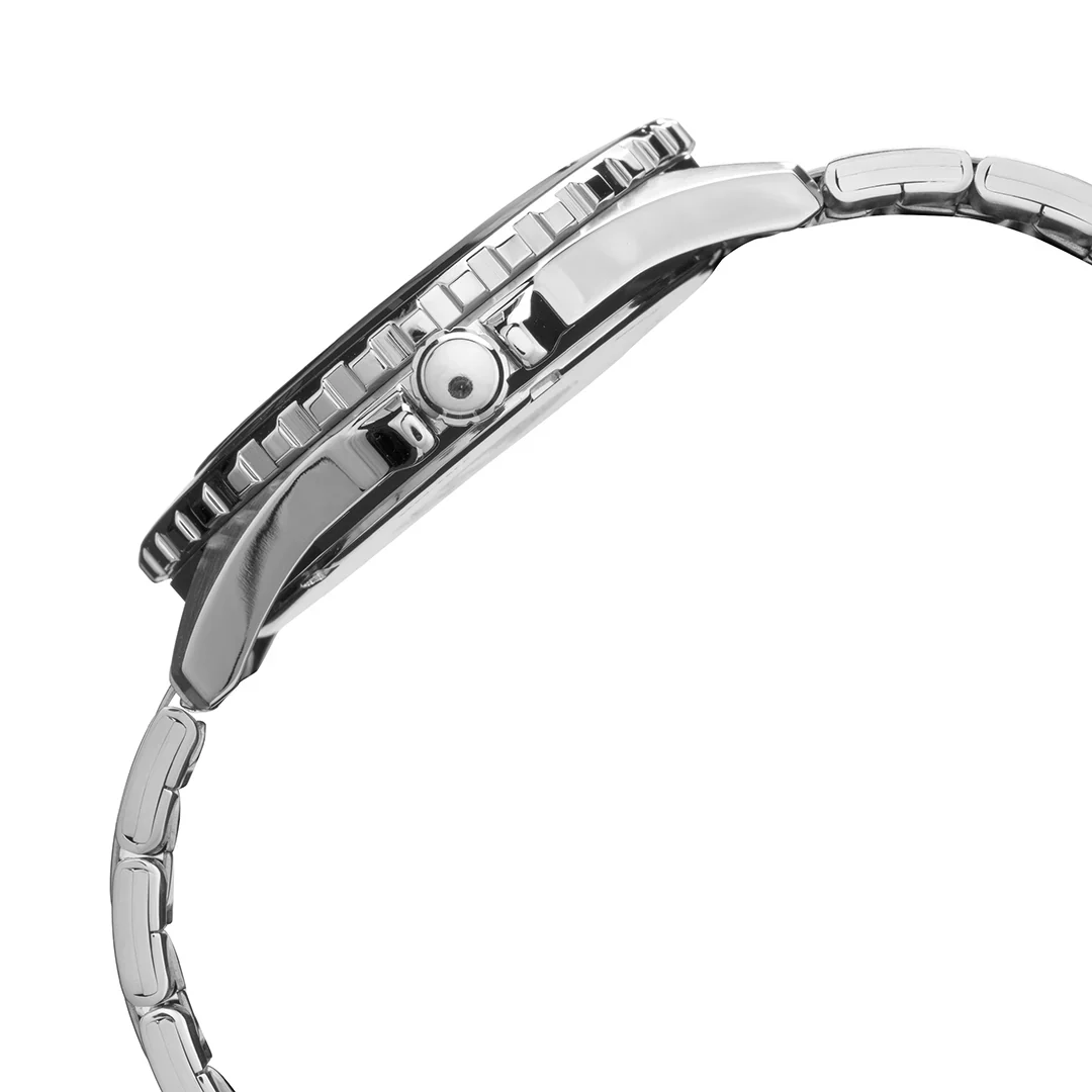 ALBA Black Ripple Patterned 44mm Dial Men's Watch - AG8N45X1 - Image 4