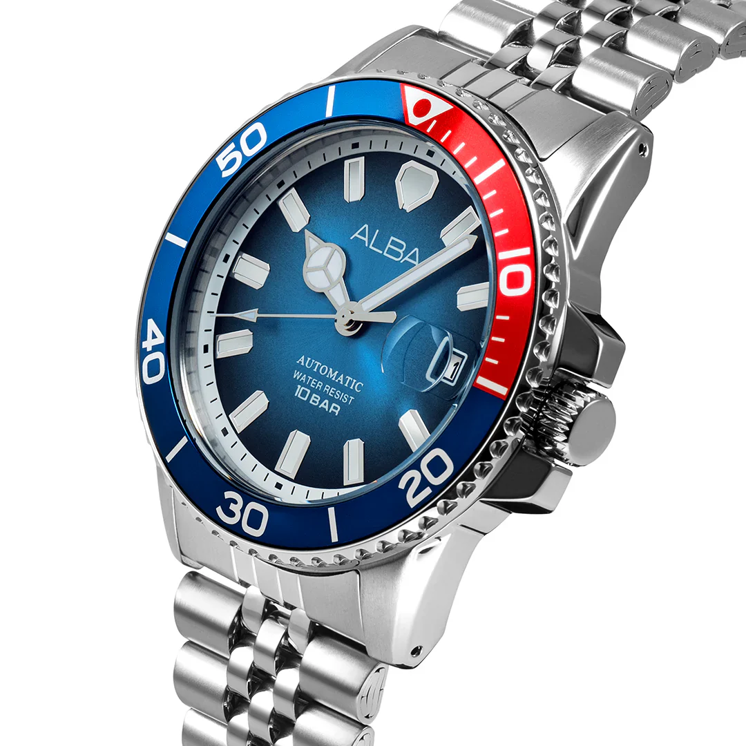 ALBA Blue Dial Automatic Men's Watch AU4051X1 - Image 2