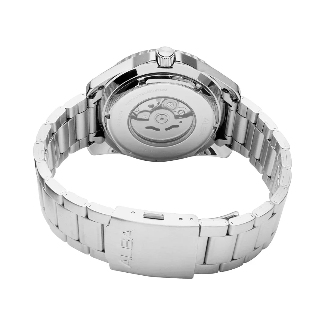 ALBA Mechanical Blue patterned dial Automatic Men's Watch - AL4579X1 - Image 3