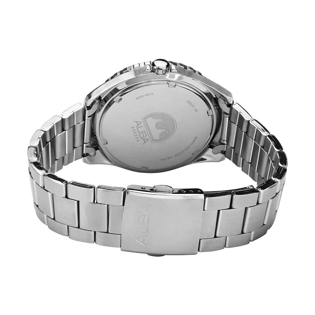 ALBA Blue Ripple Patterned Dial Men's Watch - AG8N47X1 - Image 4