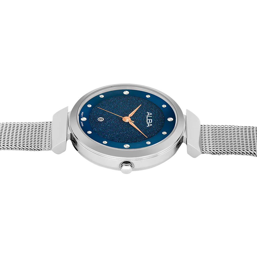 ALBA Blue Shimmer Ladies Watch AH7CA3X1 - Image 6