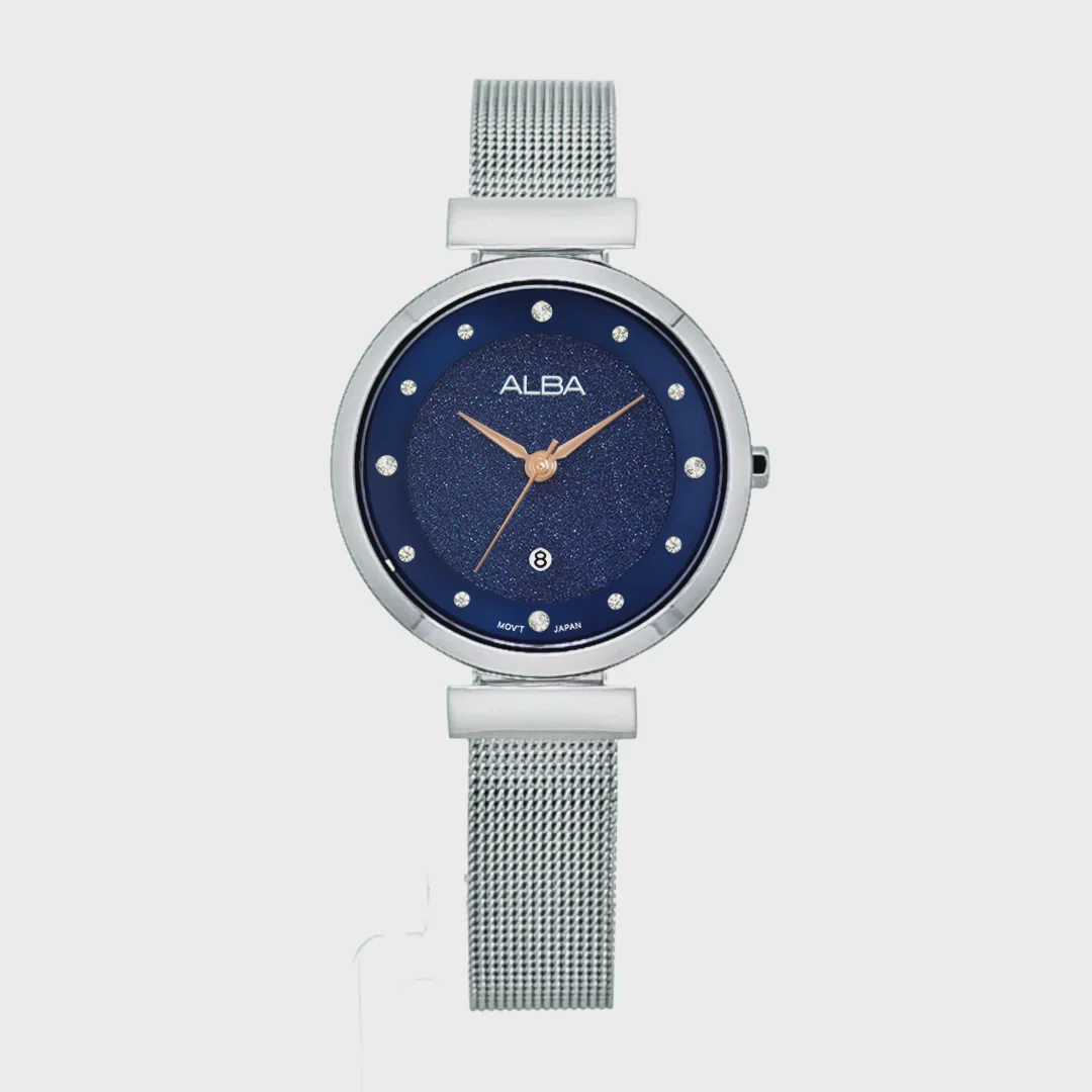 ALBA Blue Shimmer Ladies Watch AH7CA3X1 - Image 7