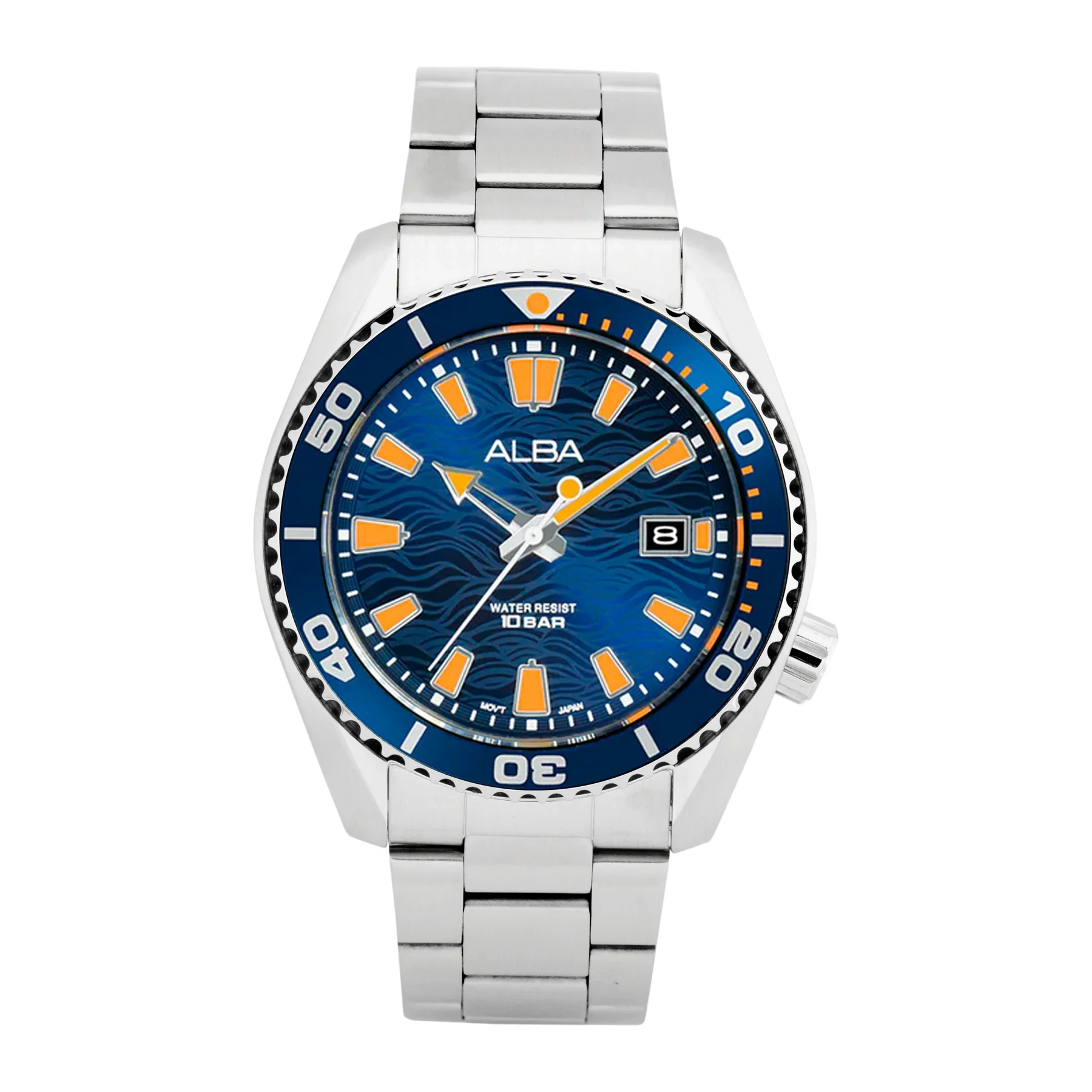 ALBA Blue Surf Dial Water Resistant Men's Watch - AS9R67X1
