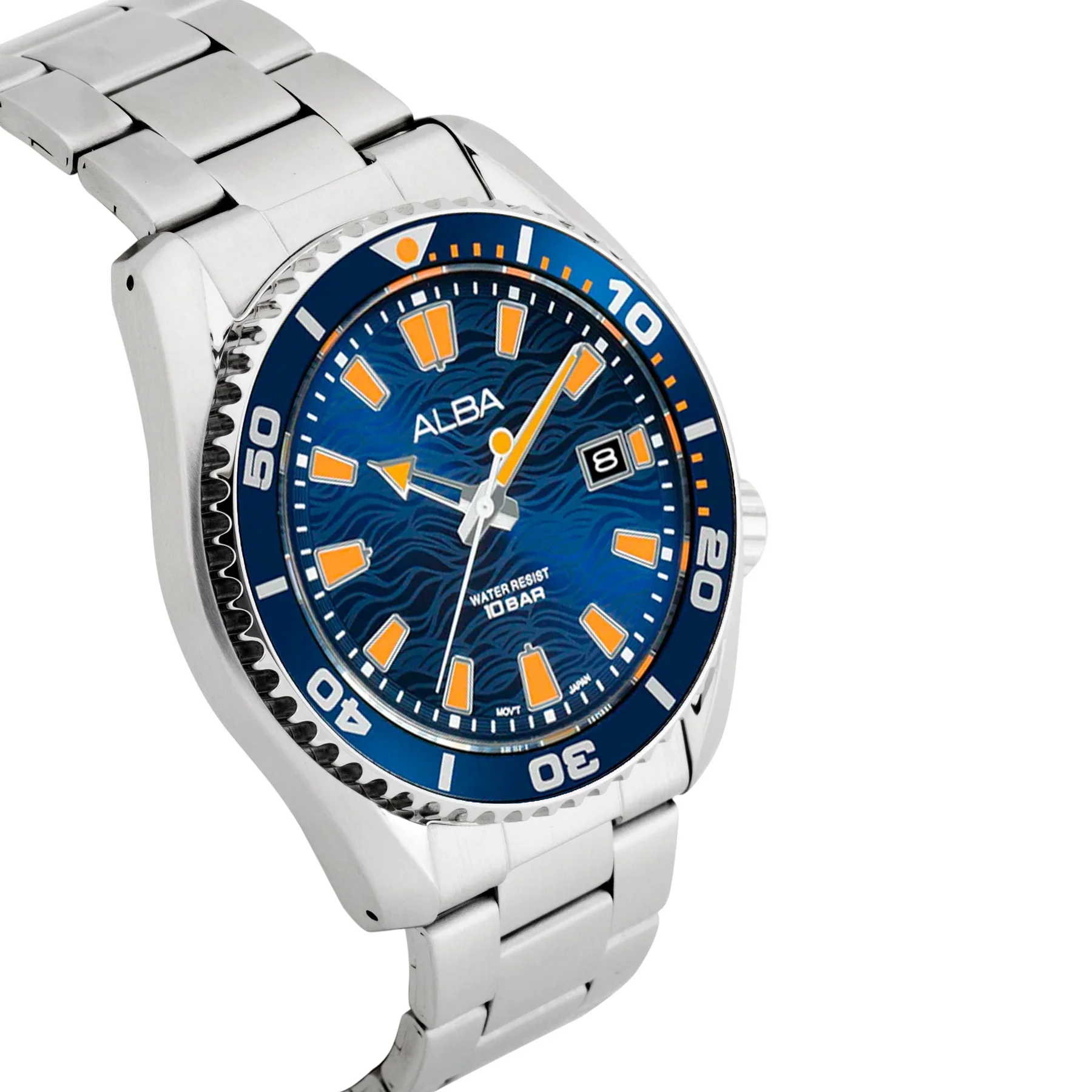 ALBA Blue Surf Dial Water Resistant Men's Watch - AS9R67X1 - Image 5