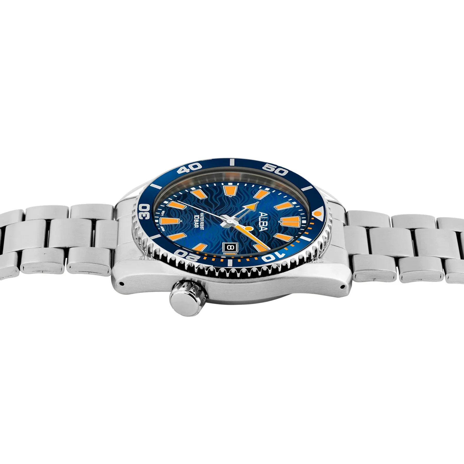 ALBA Blue Surf Dial Water Resistant Men's Watch - AS9R67X1 - Image 6