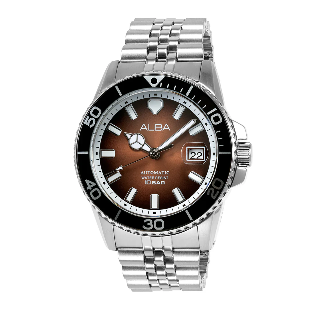 ALBA Caramel Dial Automatic Men's Watch AU4057X1