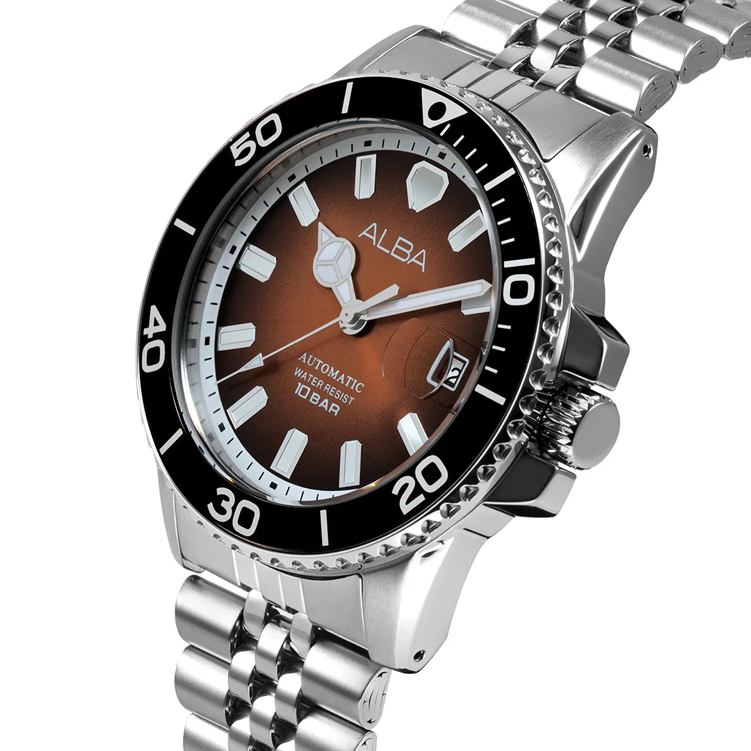 ALBA Caramel Dial Automatic Men's Watch AU4057X1 - Image 2
