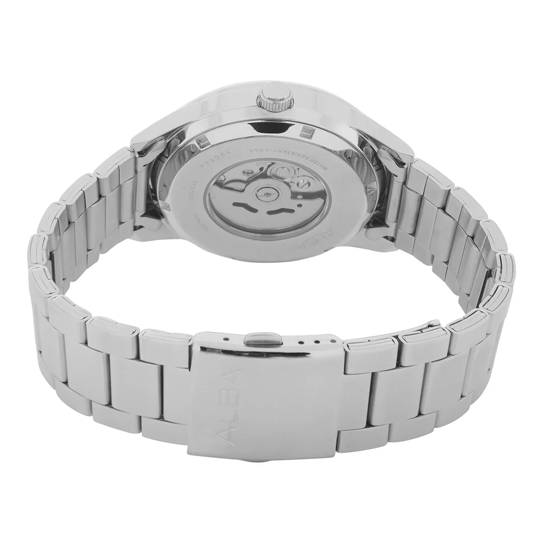 ALBA Mechanical Cream Dial Automatic Men's Watch - AL4597X1 - Image 3
