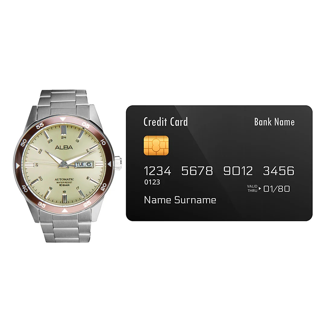 ALBA Mechanical Cream Dial Automatic Men's Watch - AL4597X1 - Image 5