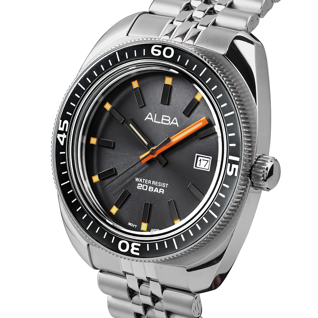 ALBA Davy's Grey Dial Quartz Analog Men's Watch AS9T87X1 - Image 2