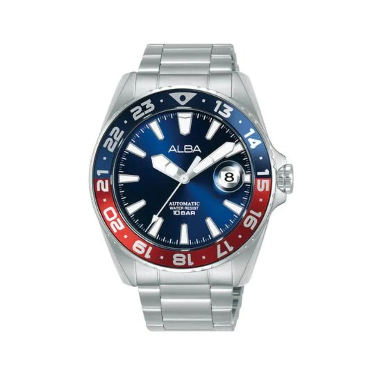 ALBA Dual-Tone Bezel Dial Analog Automatic Men's Watch AU4067X1