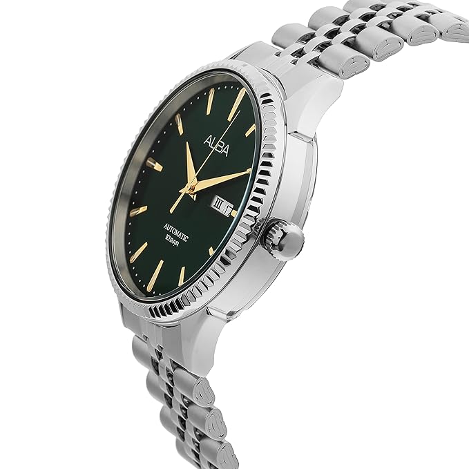 ALBA Green dial Automatic Men's Watch- AL4235X1 - Image 2