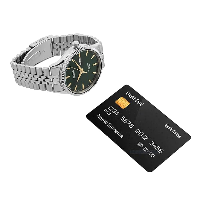 ALBA Green dial Automatic Men's Watch- AL4235X1 - Image 5