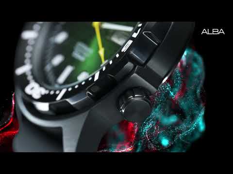 ALBA Green Dial With Black Silicone Strap Automatic Men's Watch - AL4445X1 - Image 3