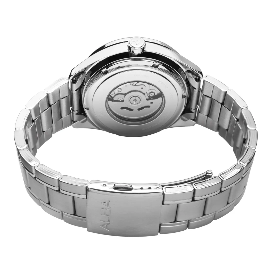ALBA Green Patterned Dial Automatic Men's Watch - A3B007X1 - Image 4