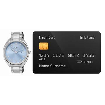 ALBA Light Blue Dial Ladies Watch AH7CU5X1 - Image 5