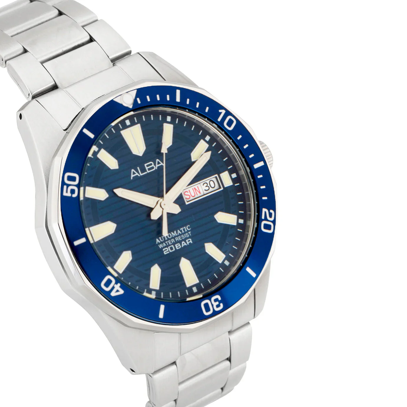 ALBA Mechanical Blue patterned dial Automatic Men's Watch AL4453X1 - Image 5