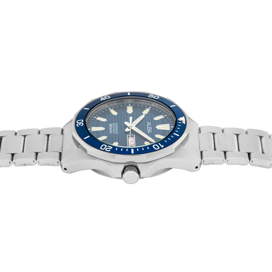 ALBA Mechanical Blue patterned dial Automatic Men's Watch AL4453X1 - Image 6