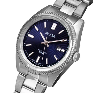 ALBA Midnight Blue Patterned Ladies Watch AH7CL1X1 - Image 2