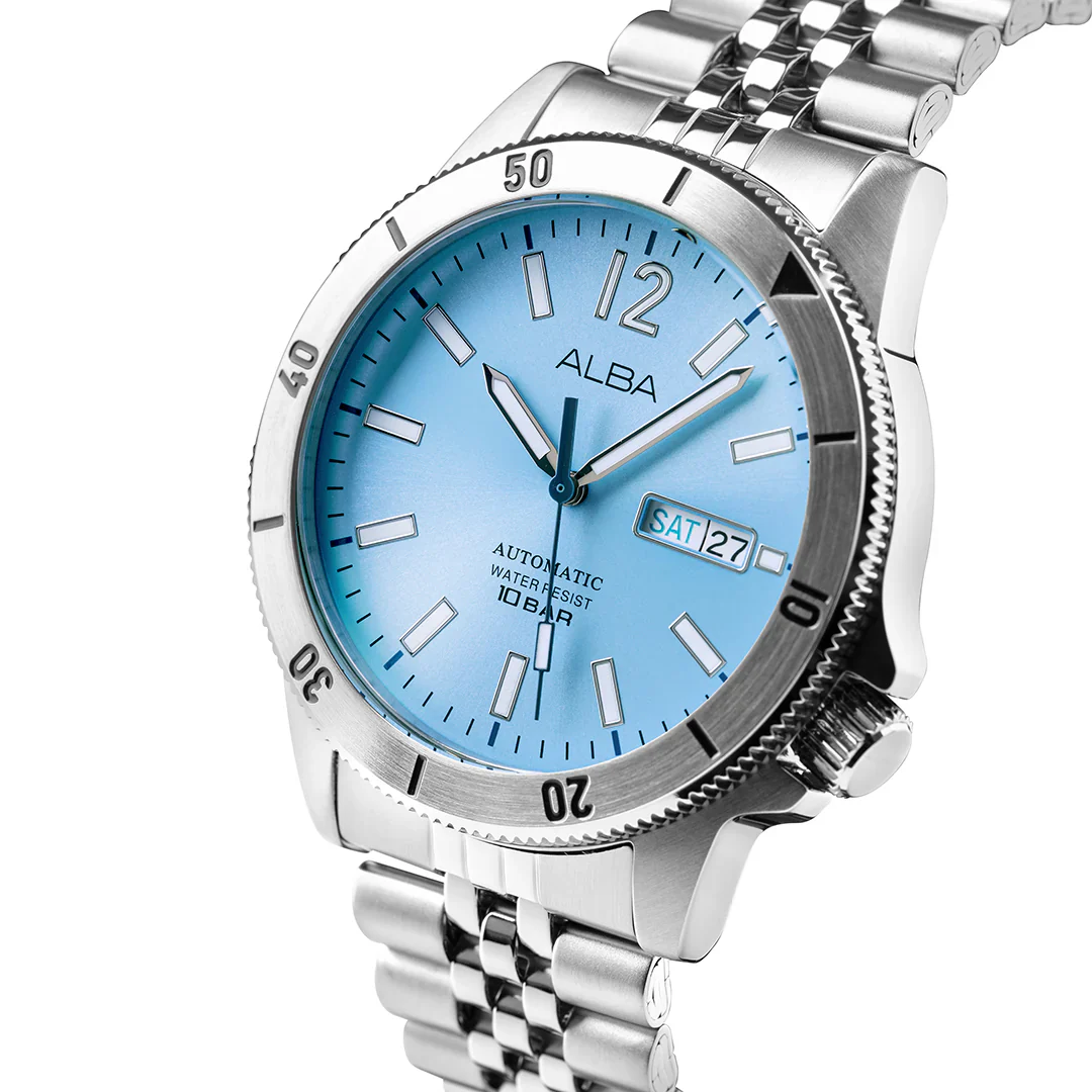 ALBA Olympic Blue Automatic Men Watch-AL4653X1 - Image 2
