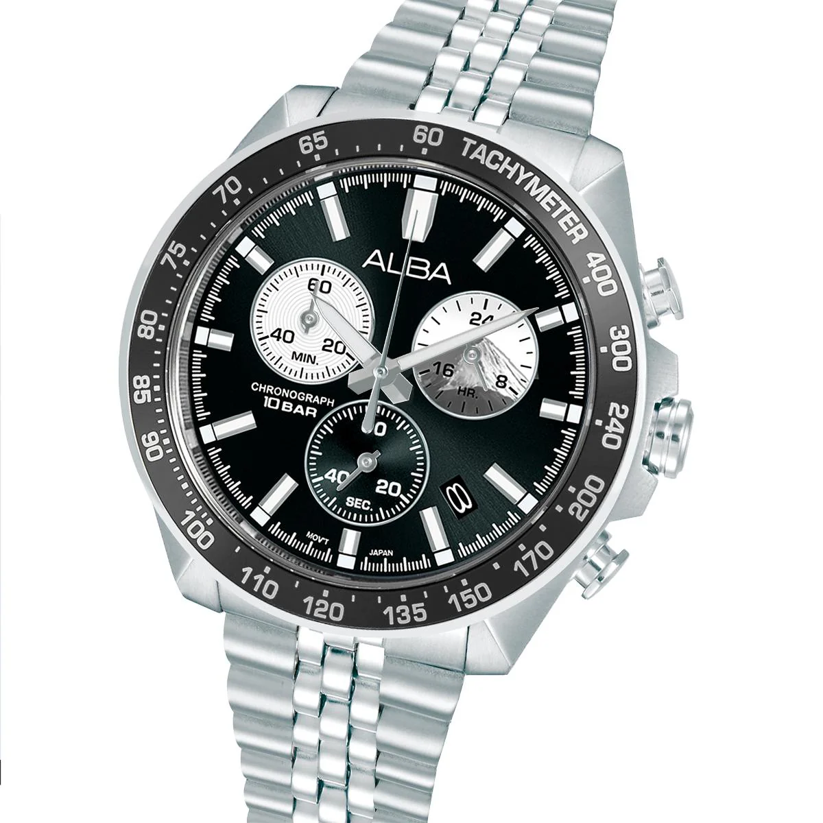 ALBA Panda Sport Black Dial Chronograph Men's Watch AX7025X1 - Image 3
