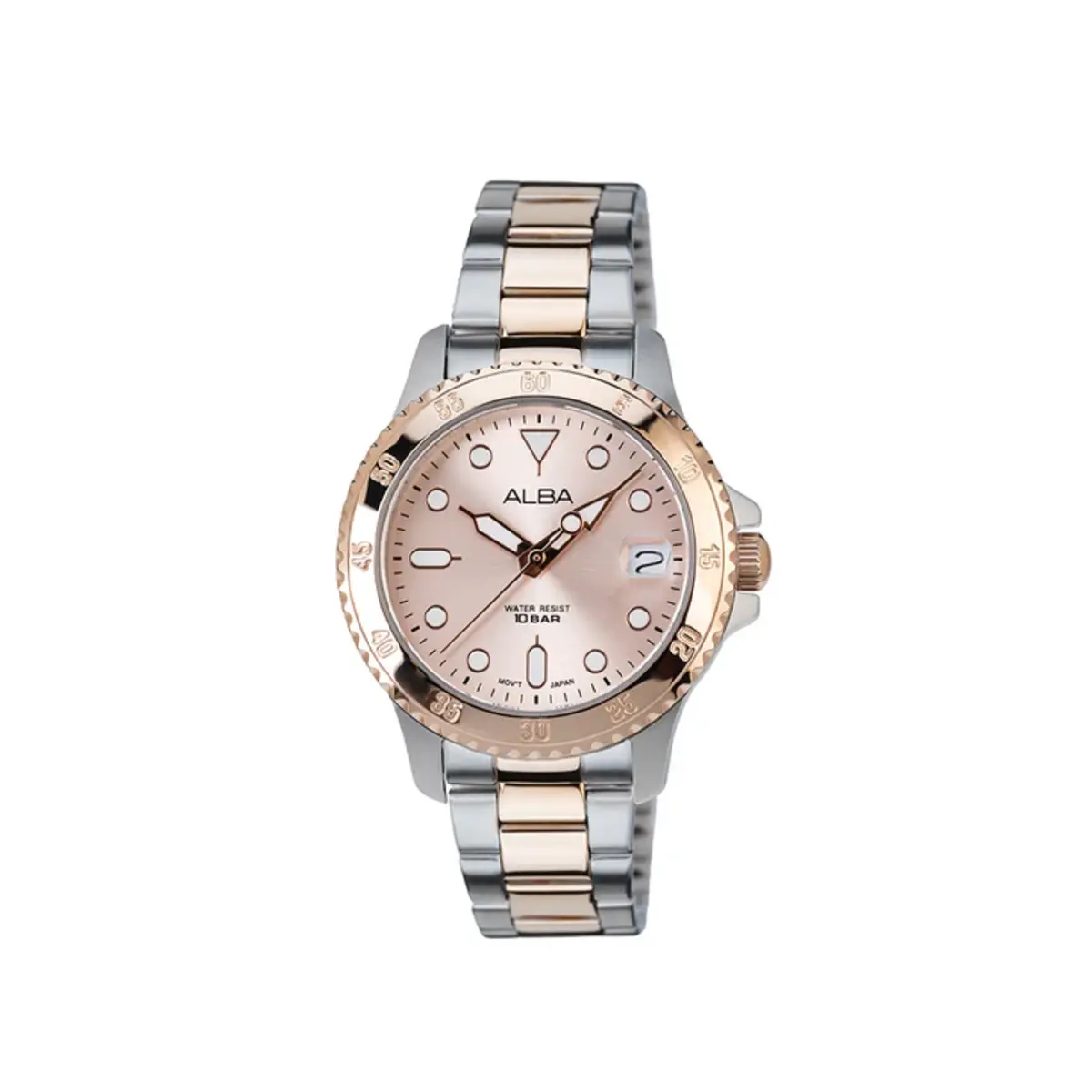 ALBA Quartz Light Pink Dial Analog Women's Watch AG8Q34X1 - Image 2