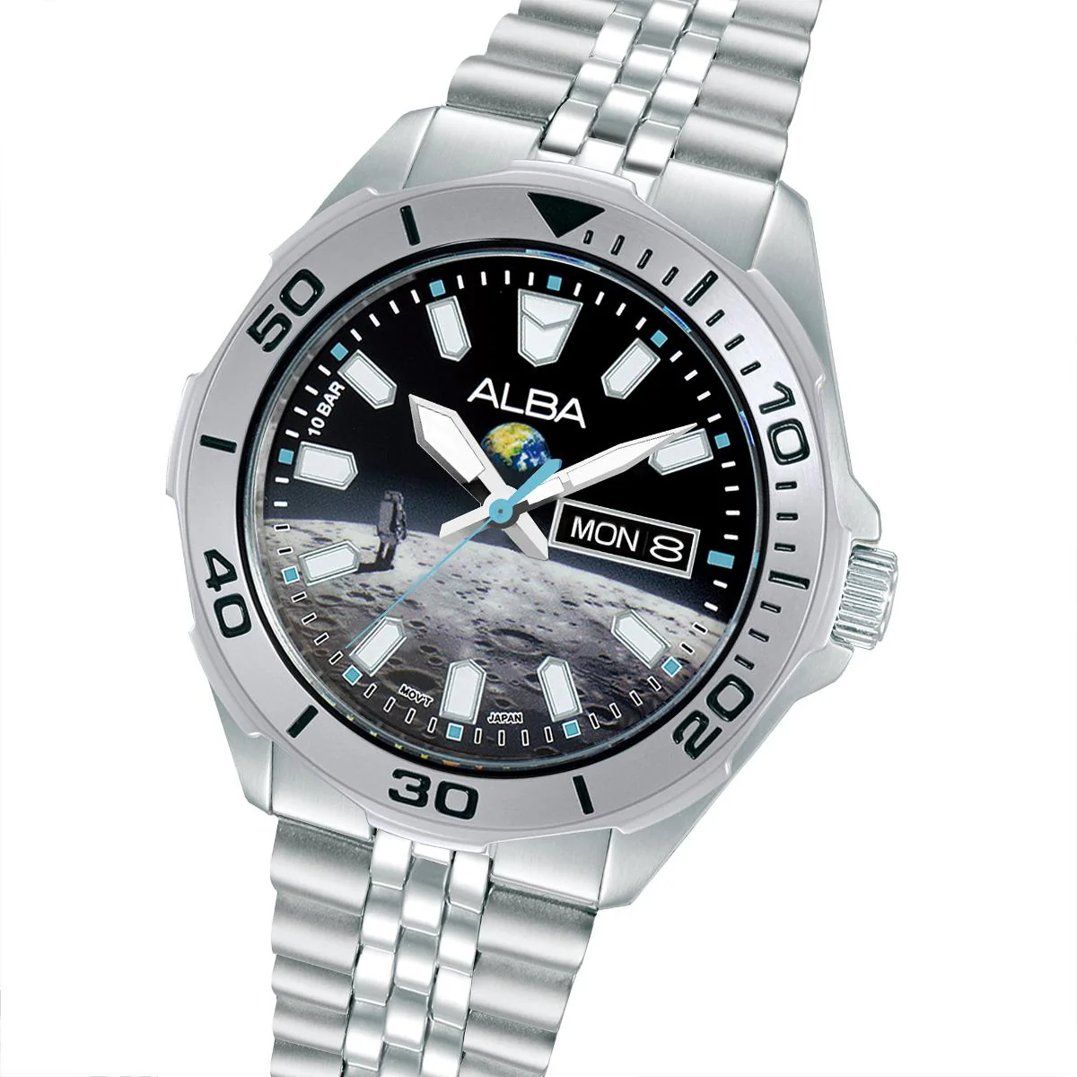 ALBA Quartz Moon Landing Dial Analog Men's Watch AV3591X2 - Image 2
