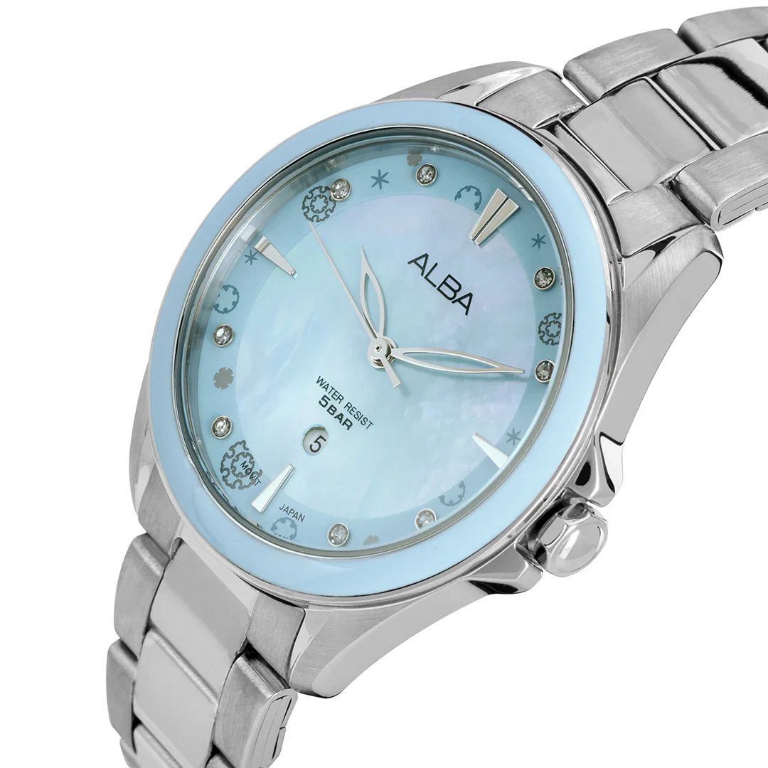 ALBA Skyfall Blue Mother of Pearl Dial Women's Watch AH7DV9X1 - Image 2