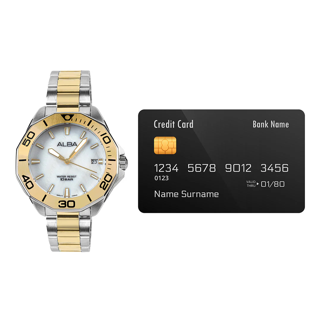 ALBA White Mother of Pearl Watch For Women AG8P21X1 - Image 5