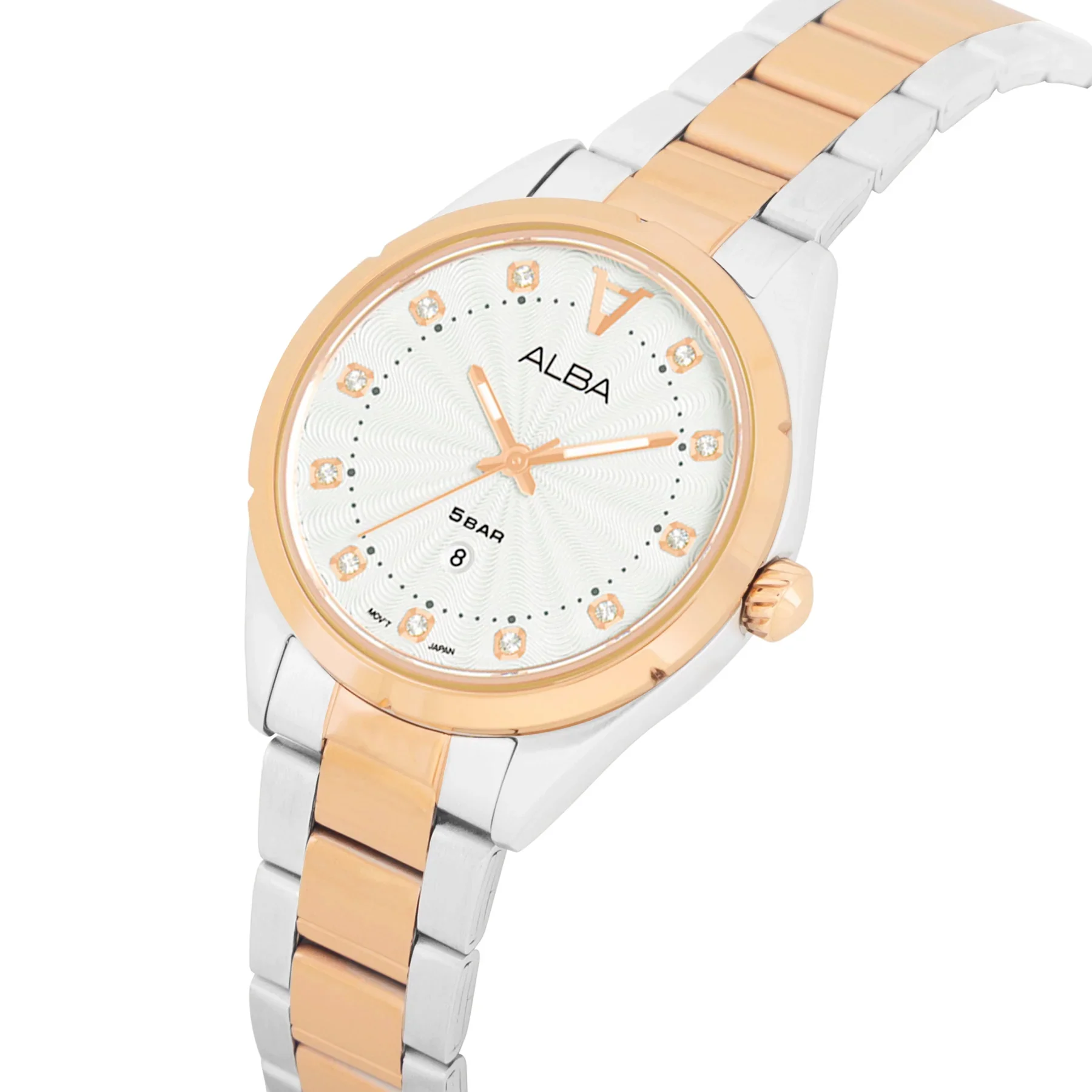 ALBA White Ripple Ladies  Watch AH7BP6X1 - Image 2
