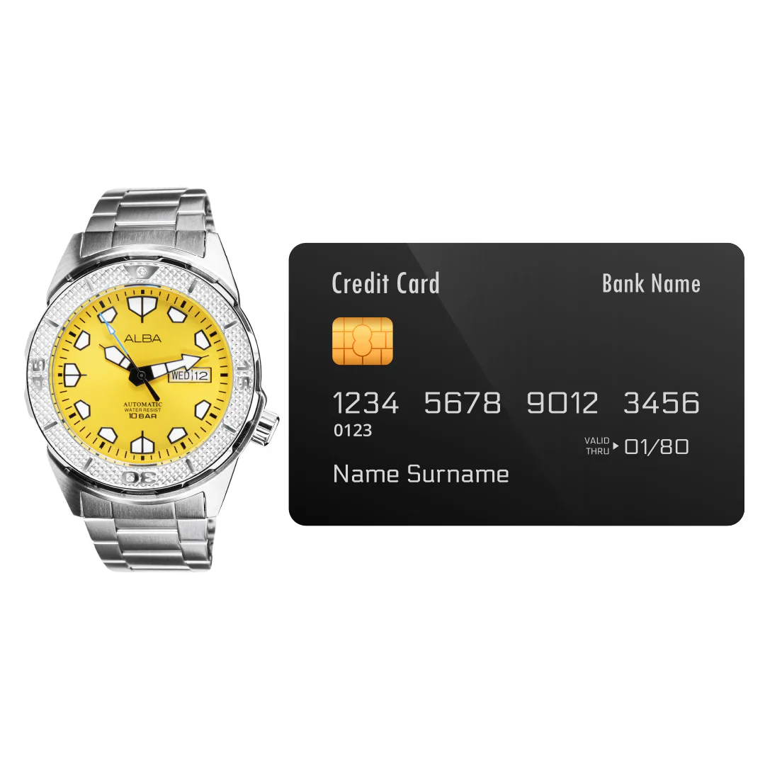 ALBA Mechanical Yellow Dial Automatic Men's Watch - AL4567X1 - Image 6