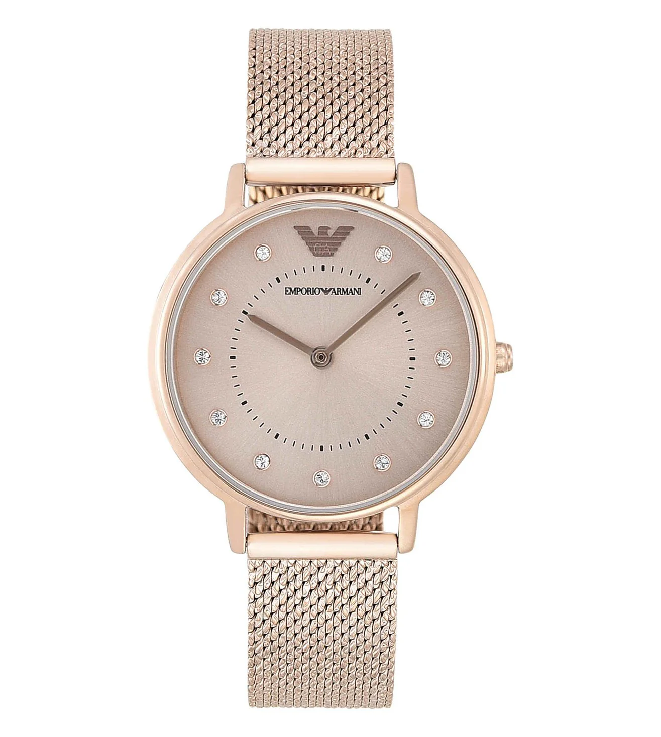 AR11129 Emporio Armani | Analog Round Pink Dial Watch (Women)