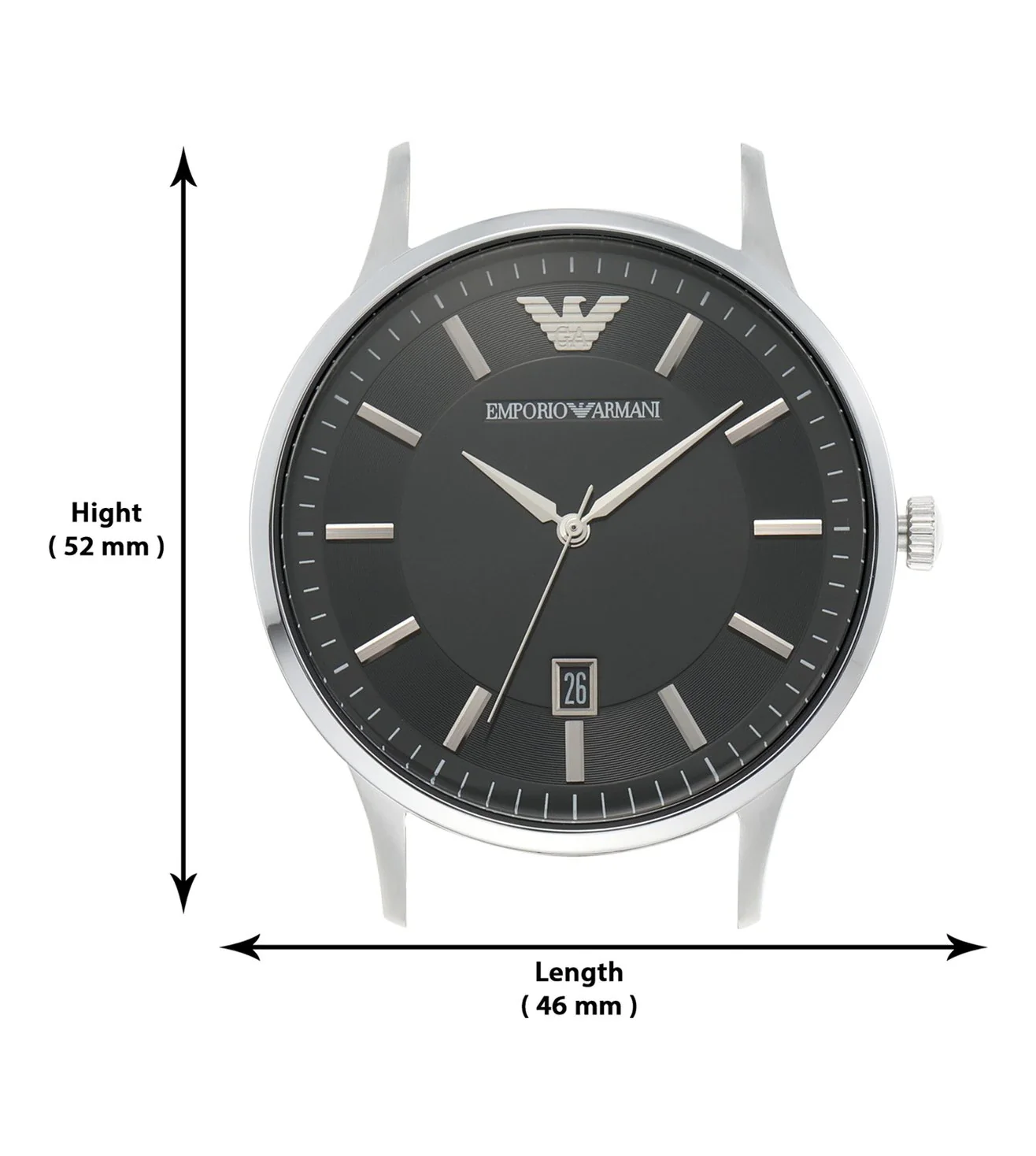 AR11181 Emporio Armani Renato Series Black Dial Analog Men's Watch - Image 7