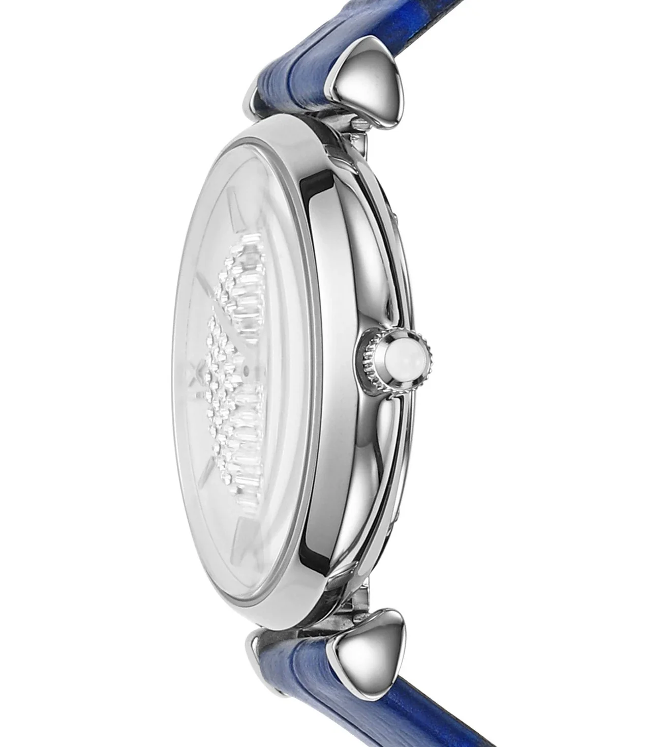 AR11344 Emporio Armani | Silver Dial Gianni T-Bar Analog Watch (Women) - Image 4