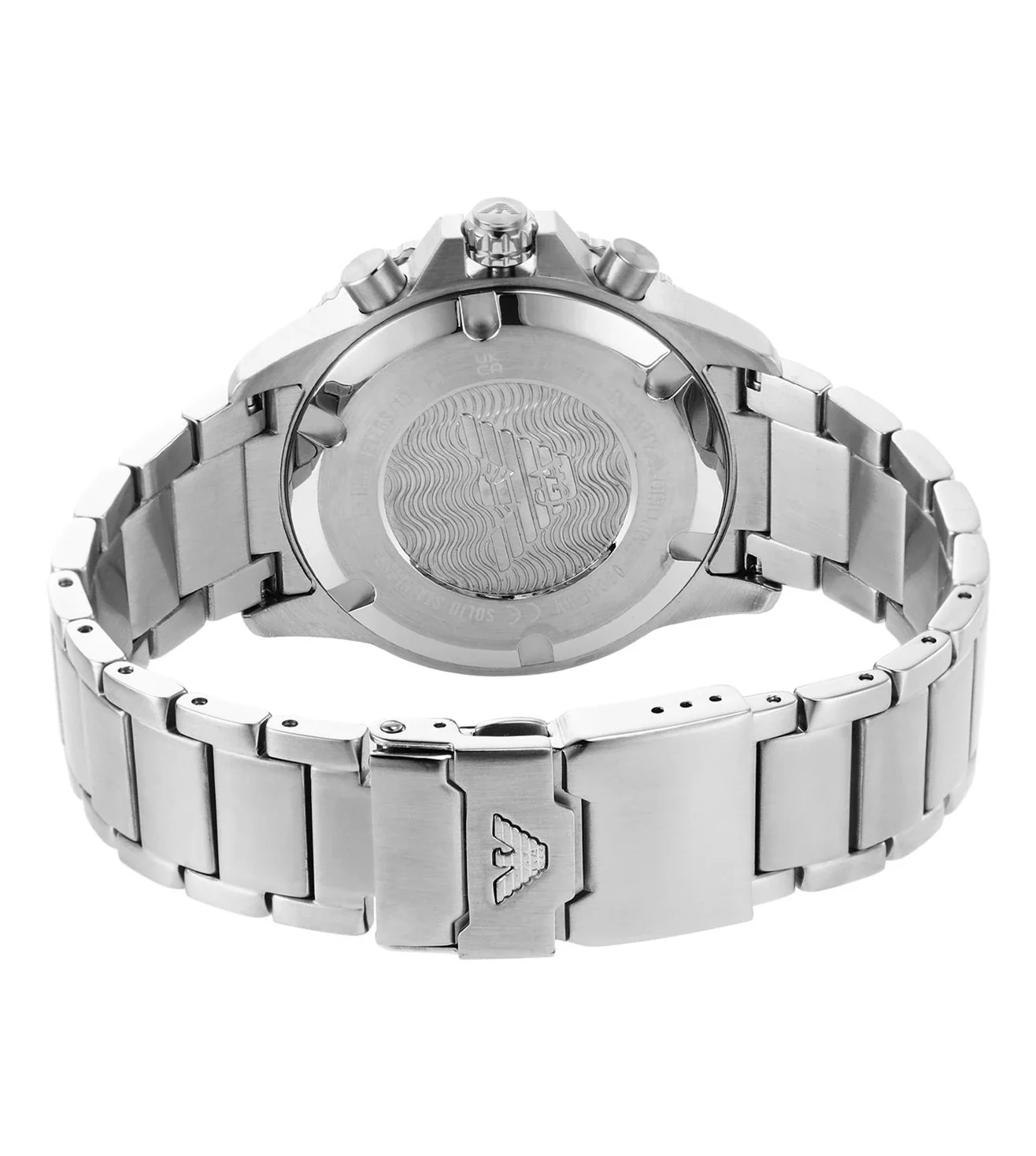 AR11360 EMPORIO ARMANI | Round Black Dial Chronograph Watch (Men) - Image 3