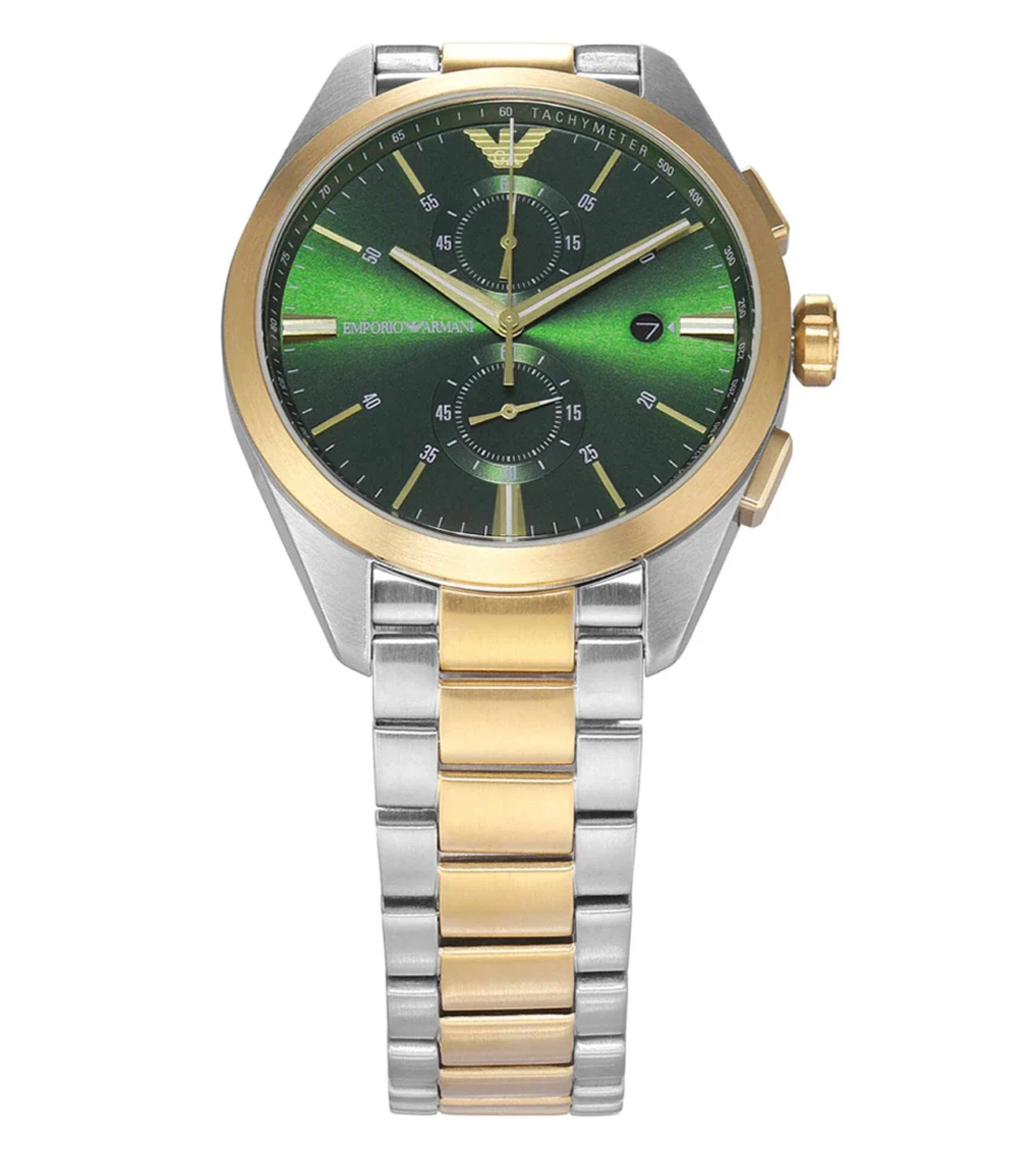 AR11511 Emporio Armani | Green 43mm Dial Chronograph Watch (Men) - Image 4