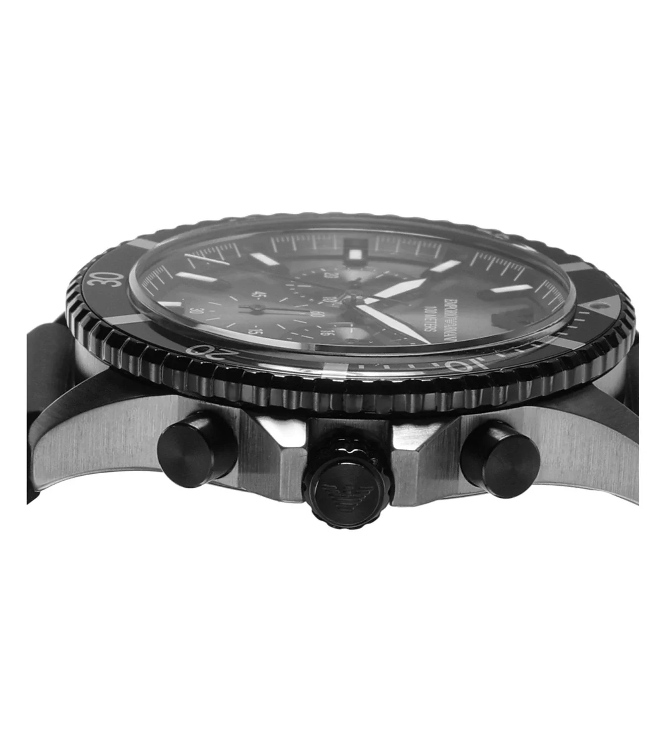AR11515 EMPORIO ARMANI | Mario Series 43mm Dial Chronograph Watch (Men) - Image 4