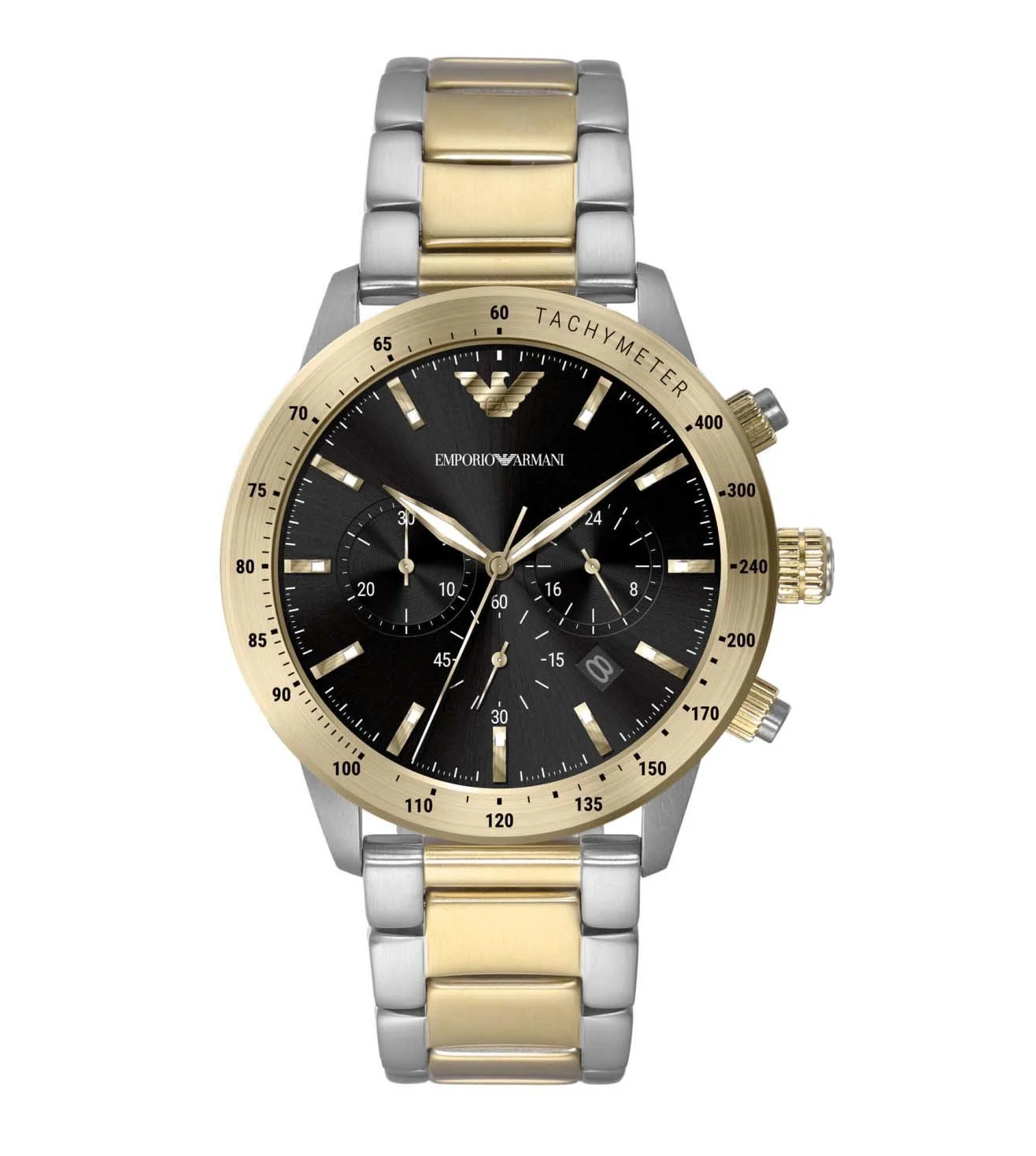 AR11521 EMPORIO ARMANI | Black Dial Chronograph Watch for Men 