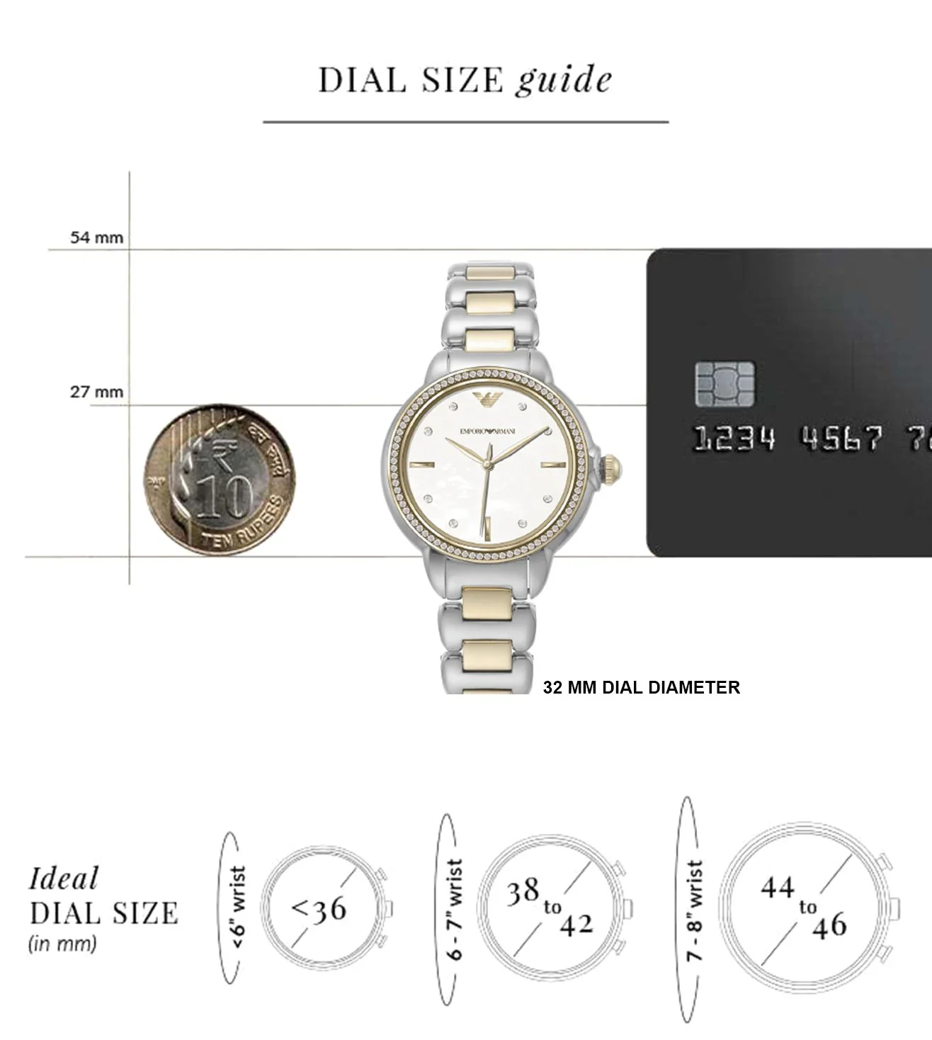AR11524 Emporio Armani | Mother of Pearl Dial Analog Watch (Women) - Image 5
