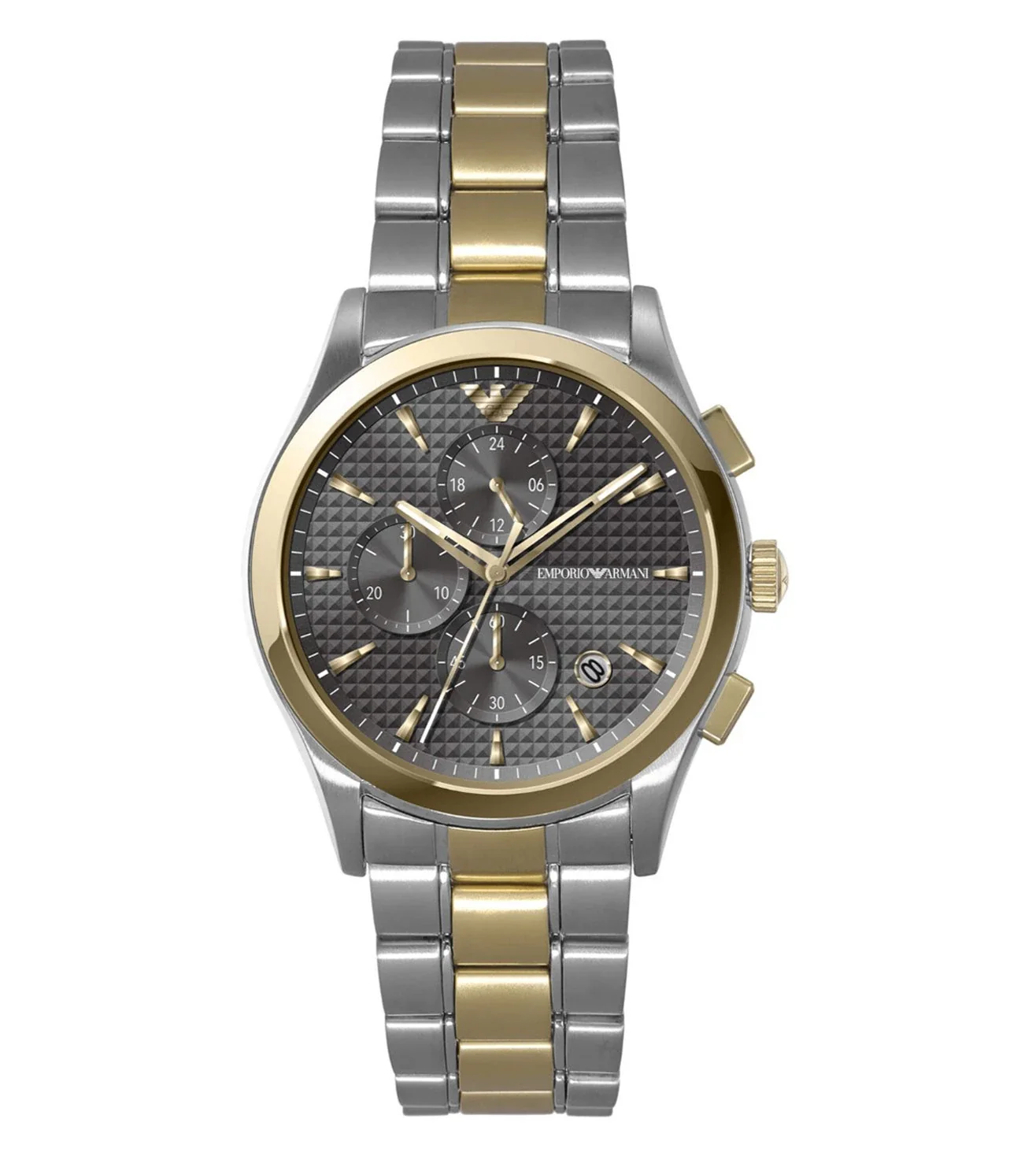 AR11527 EMPORIO ARMANI | Grey Dial Chronograph Watch (Men)