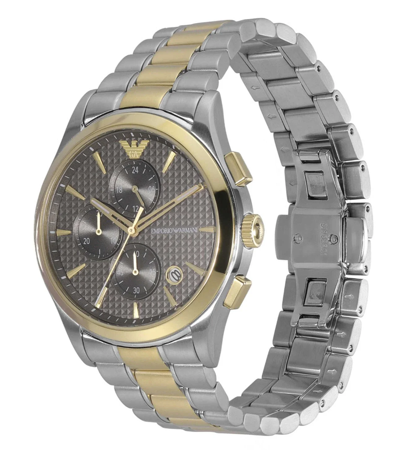 AR11527 EMPORIO ARMANI | Grey Dial Chronograph Watch (Men) - Image 4