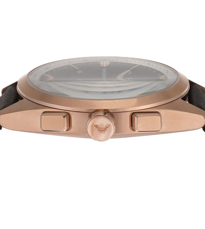 AR11554 Emporio Armani | Chronograph with Leather Strap Watch (Men) - Image 3