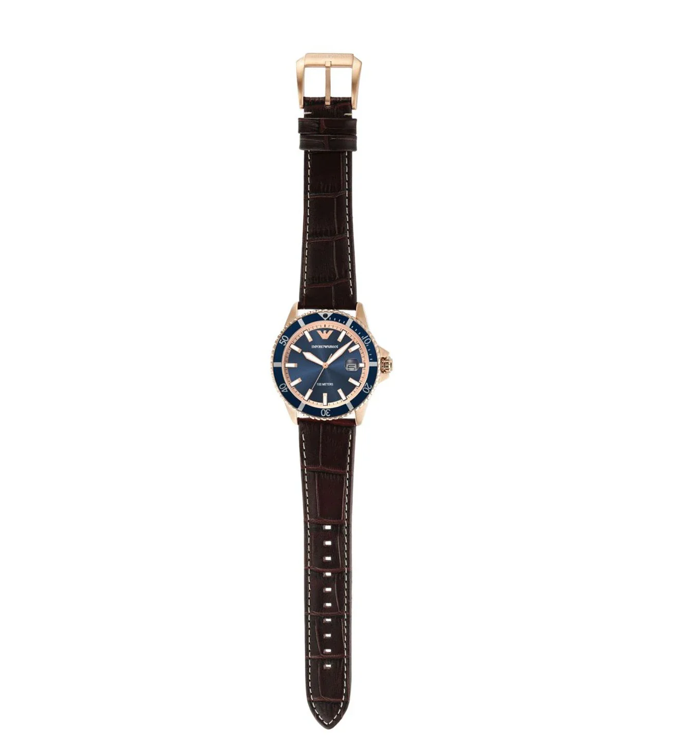 AR11556 Emporio Armani | Round Blue Dial 42mm Watch (Men) - Image 5
