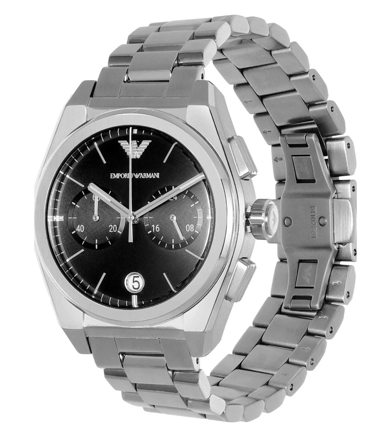 AR11560 Emporio Armani | Black Dial St Steel Analog Watch (Men) - Image 3