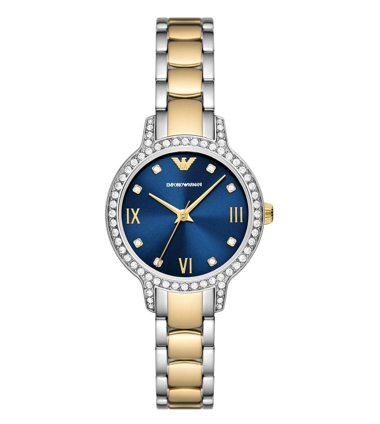AR11576 Emporio Armani | Cleo Navy Blue Analog Watch (Women)