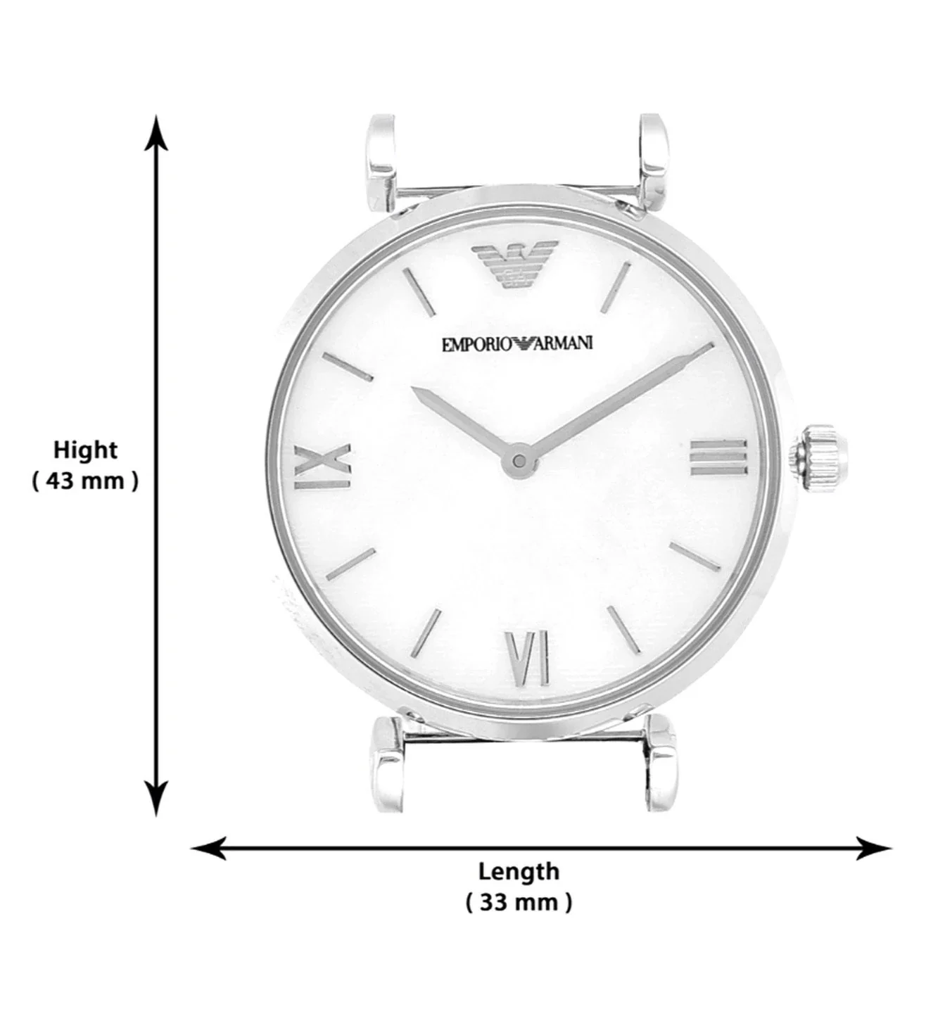 AR1908 Emporio Armani | Gianni T-Bar Analog Watch for Women - Image 10