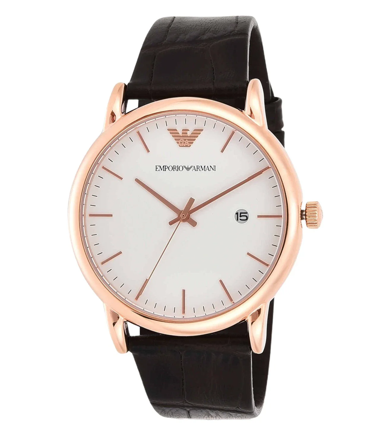 AR2502 EMPORIO ARMANI | Luigi White Dial 43mm Analog Watch (Men) - Image 3