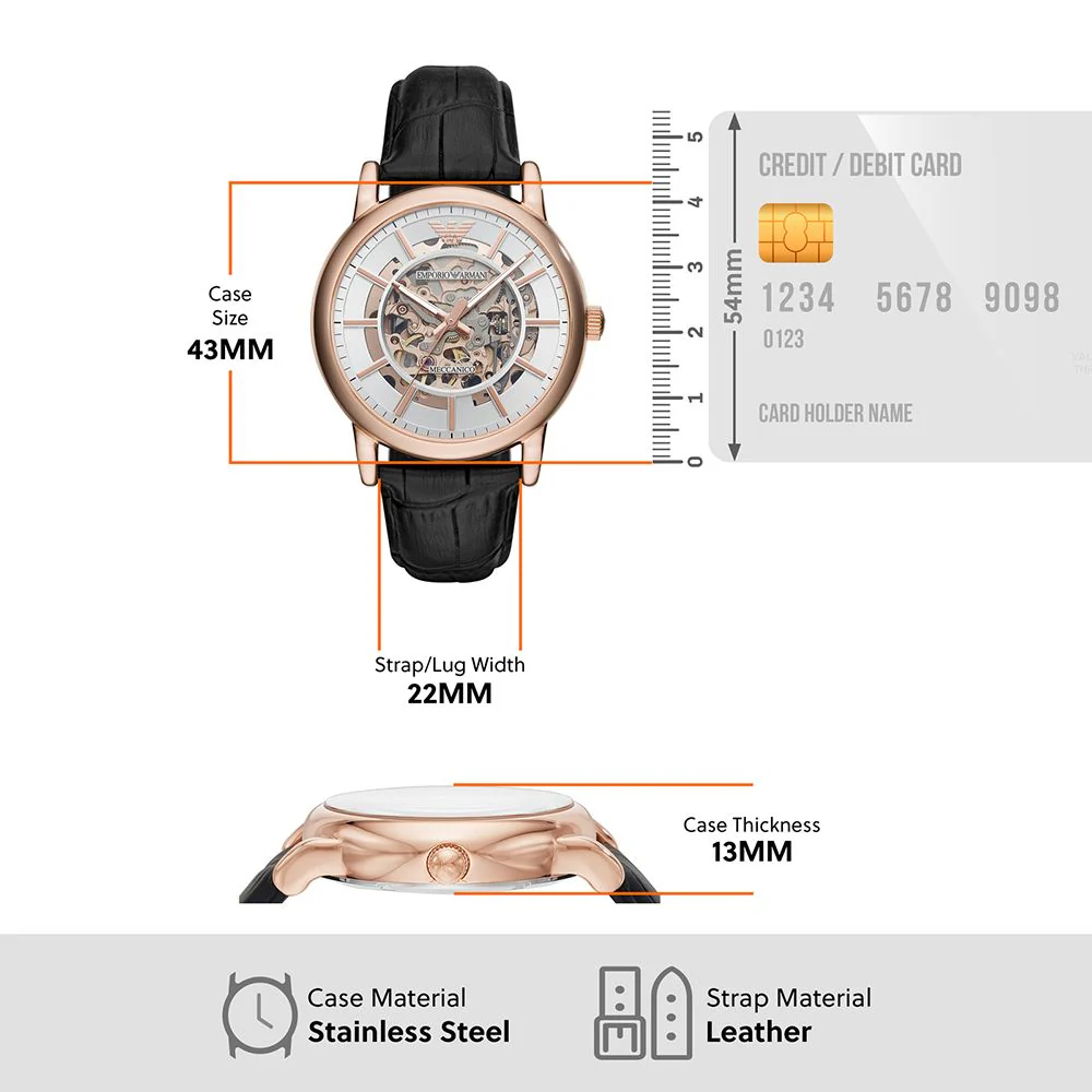 AR60007 Emporio Armani | Silver Dial Luigi 42mm Watch For Men - Image 4